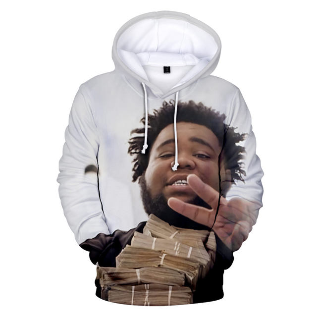 ROD WAVE THEMED 3D HOODIE