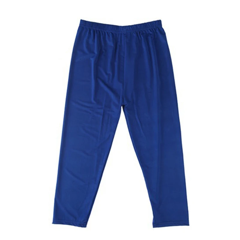 Royal Blue Модные повседневные леггинсы, один размер, тонкие, одноцветные, с высокой талией, для женщин, спортивные, компрессионные, для занятий спортом, для спортзала, фитнеса, бега, летняя одежда - Цвет: Royal Blue