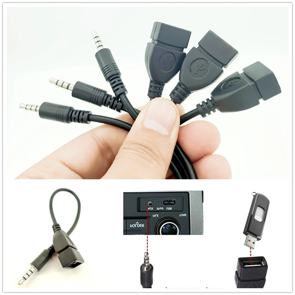 3.5mm Car AUX Converter Adapter Cable for Skoda Octavia A5 Yeti Superb Seat Altea Leon Toledo Audi A3 TT | Автомобили и мотоциклы