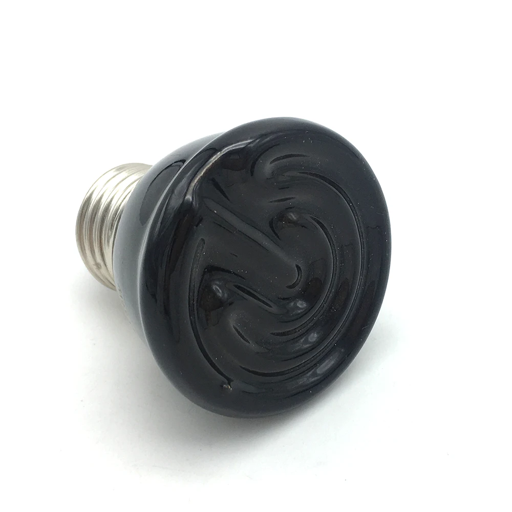 25/50/75/100W E27 Pet Heating Lamp 110V 220V Infrared Ceramic Emitter Heat Light Bulb Pet Brooder Chickens Reptile Lamp 1PC 4