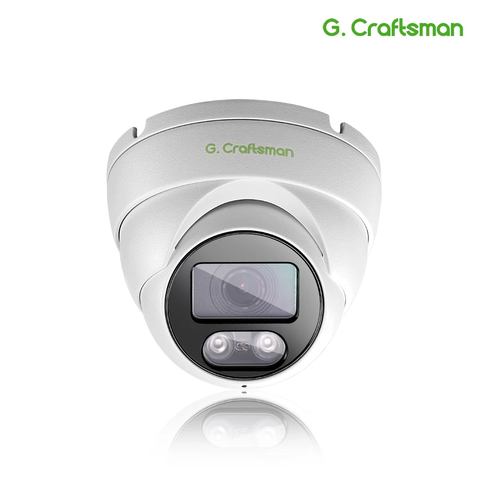 XMeye-cámara IP POE de 5MP para interior, gran angular, SONY IMX335, Audio facial, impermeable, visión nocturna infrarroja, videovigilancia de seguridad