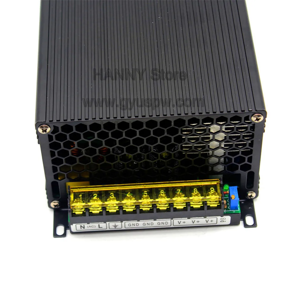 Переменный источник питания DC 24V 62.5A 1500W Трансформатор 110V 220V AC DC24V SMPS для CCTV шагового двигателя машинного оборудования светодиодный светильник