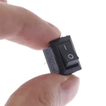 

1 Pcs 2 Pin 12V Black Car Boat Toggle Switch Round Dot Light ON/OFF Rocker Switch Tool Set Home Switches Accessories Tools
