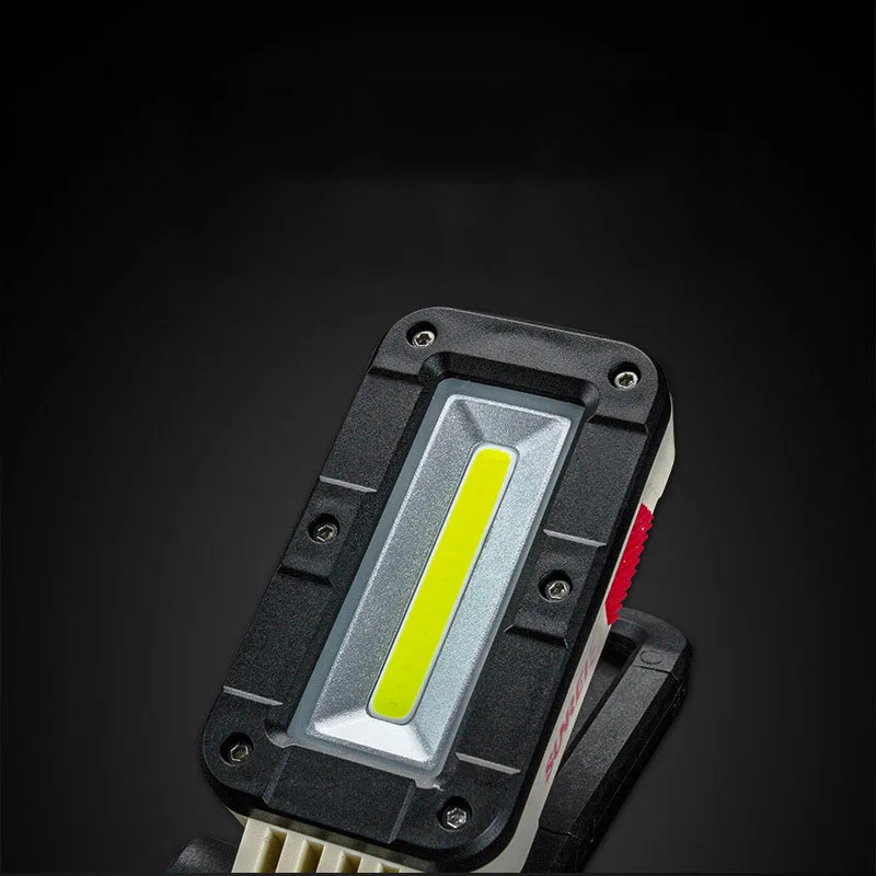 SUNREI V380 COB+ светодиодный Светодиодный рабочий свет USB Перезаряжаемый EDC фонарик 180 ° складной магнитный хвост фосфоресцирующий фонарик