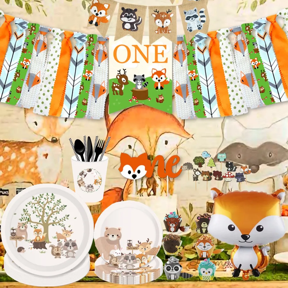 Fox Party Supplies, Fox Party Decorations