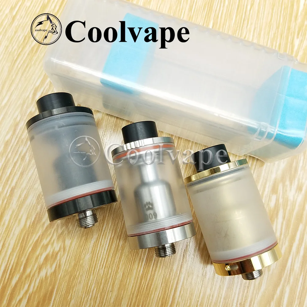 Атомайзер coolvape Doggystyle 2K18 rta vs Bastard RTA RDA BF емкость 22 мм 3 5 мл регулировка воздушного
