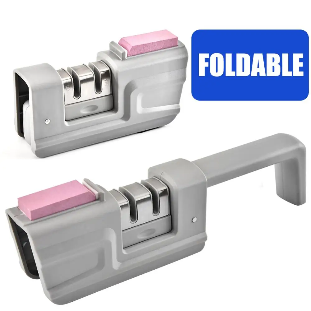 

Mini knife Sharpener Two-stage Tungsten Portable Whetstone Sharpener Sharpening Knives Stone Tungsten Diamond