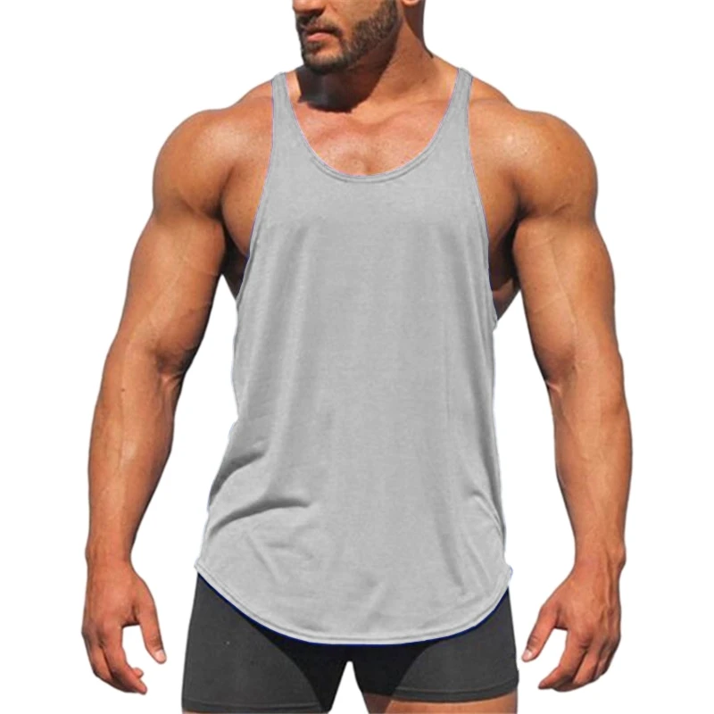 Muscleguys, 2 шт., бодибилдинг, мужские Стрингер топы, модная однотонная майка без рукавов, майка для тренажерного зала, одежда для фитнеса, хлопковая Рабочая одежда