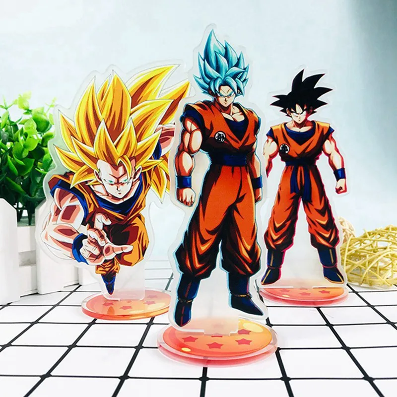 Dragon Ball Z акриловая основа фигурки 60 мм модель игрушки Dragon Ball Супер аниме фигурка дисплей акриловая подставка