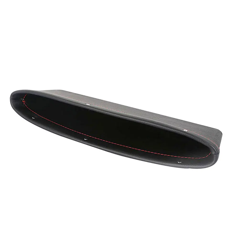 Автомобильная коробка для хранения, автомобильная коробка для хранения, универсальная коробка для хранения, слот для карт, карманный органайзер, кожа, высокая емкость