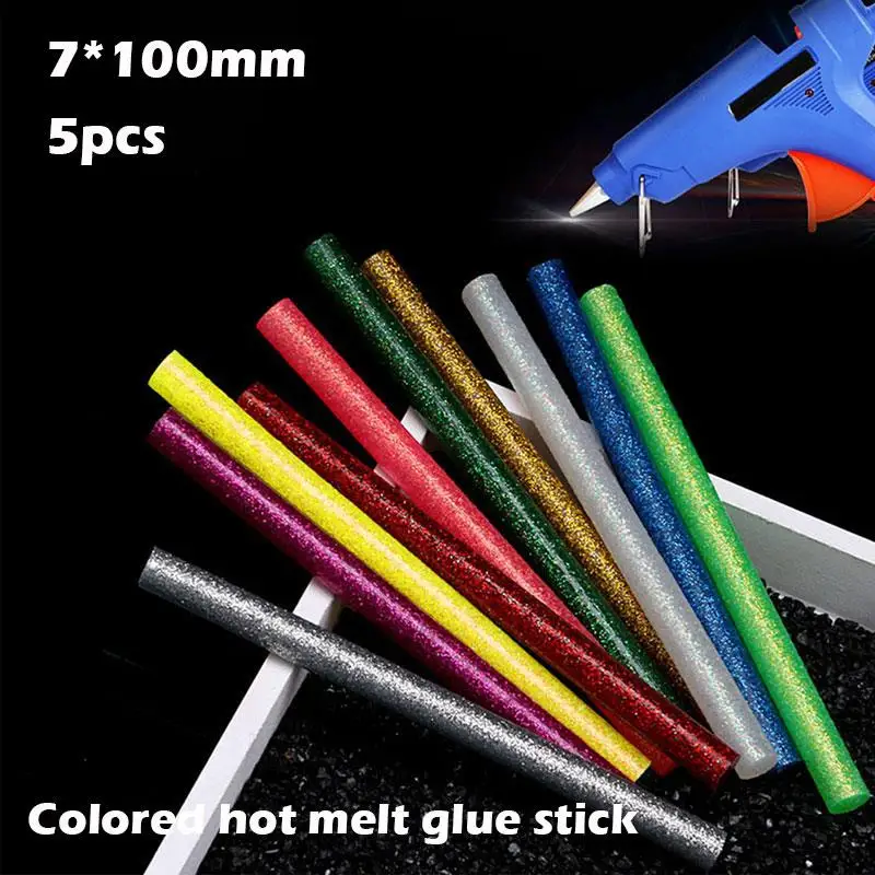 Блестящий клей эва клейкие палочки плавкий термоплавкий практичный пластик