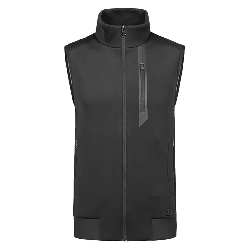 Для мужчин и женщин зимний жилет с подогревом USB Инфракрасная батарея нагревательный жилет тепловой Открытый куртка пальто SA-8 - Цвет: black