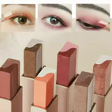 Bâton d'ombre à paupières deux tons, ombre à paupières de paresseux, Double couleur, dégradé naturel, imperméable, maquillage pour les yeux longue durée