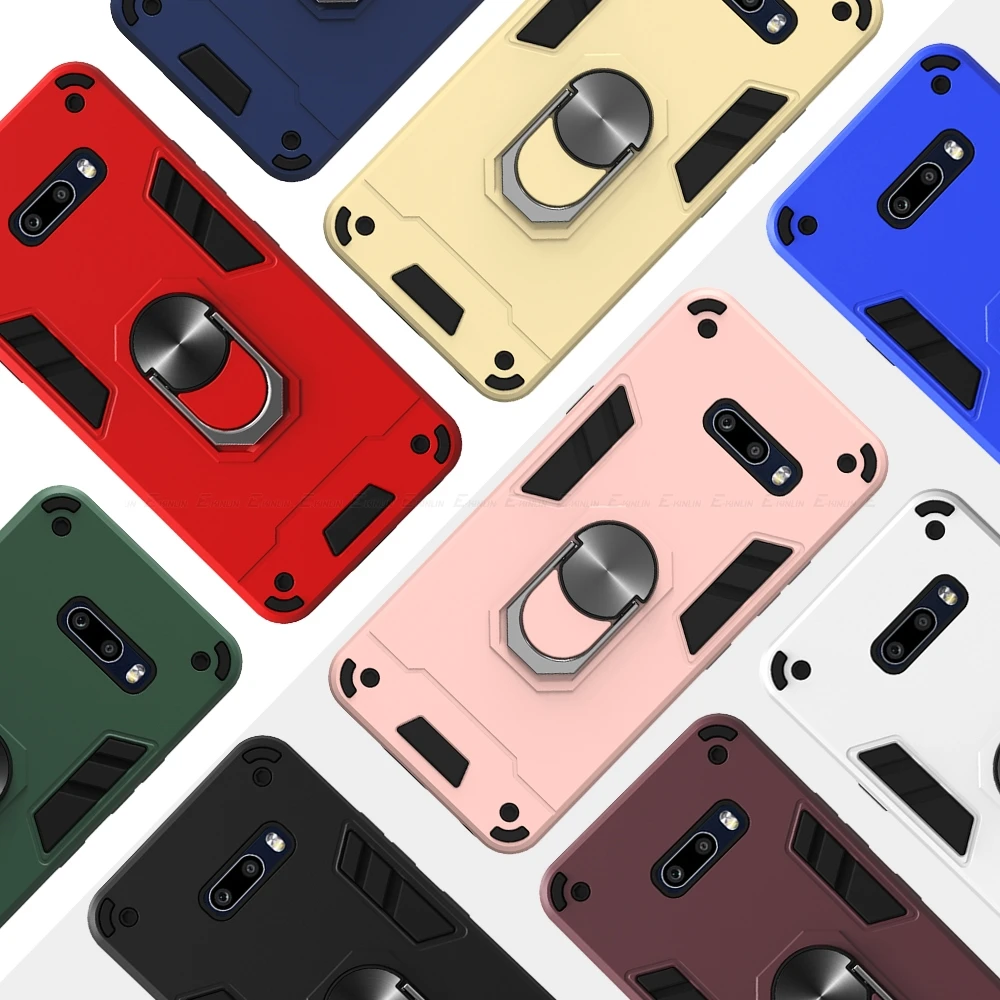 Shockproof Armor Magnetic Holder Stand Phone Case For LG G8X V60 V50S ThinQ 5G Back Cover waterproof phone pouch