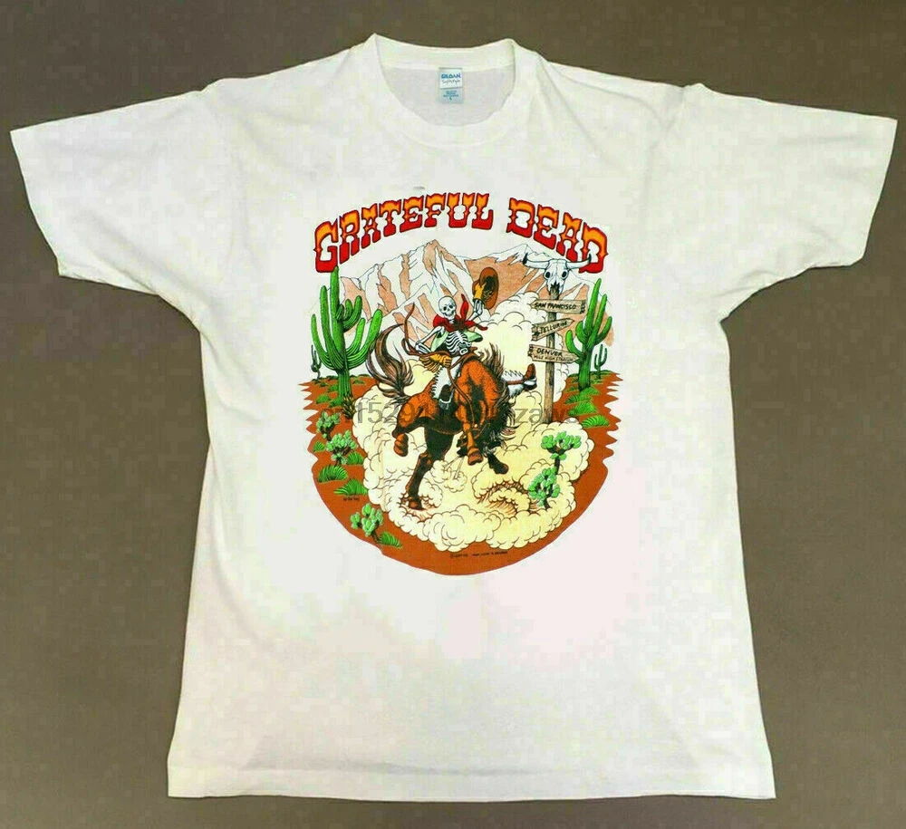 Редкий! Футболка Grateful Dead 1991 летняя футболка 91 s серии Fine REPRINT FF2162 |