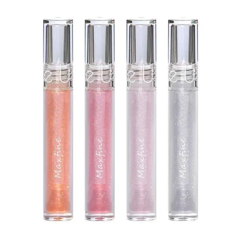 Mirror Water Lip Gloss Lip Glaze Transparent Glass Lip Oil Waterproof Liquid Lipstick Lipgloss Lips Cosmetics 4 Colors TSLM1