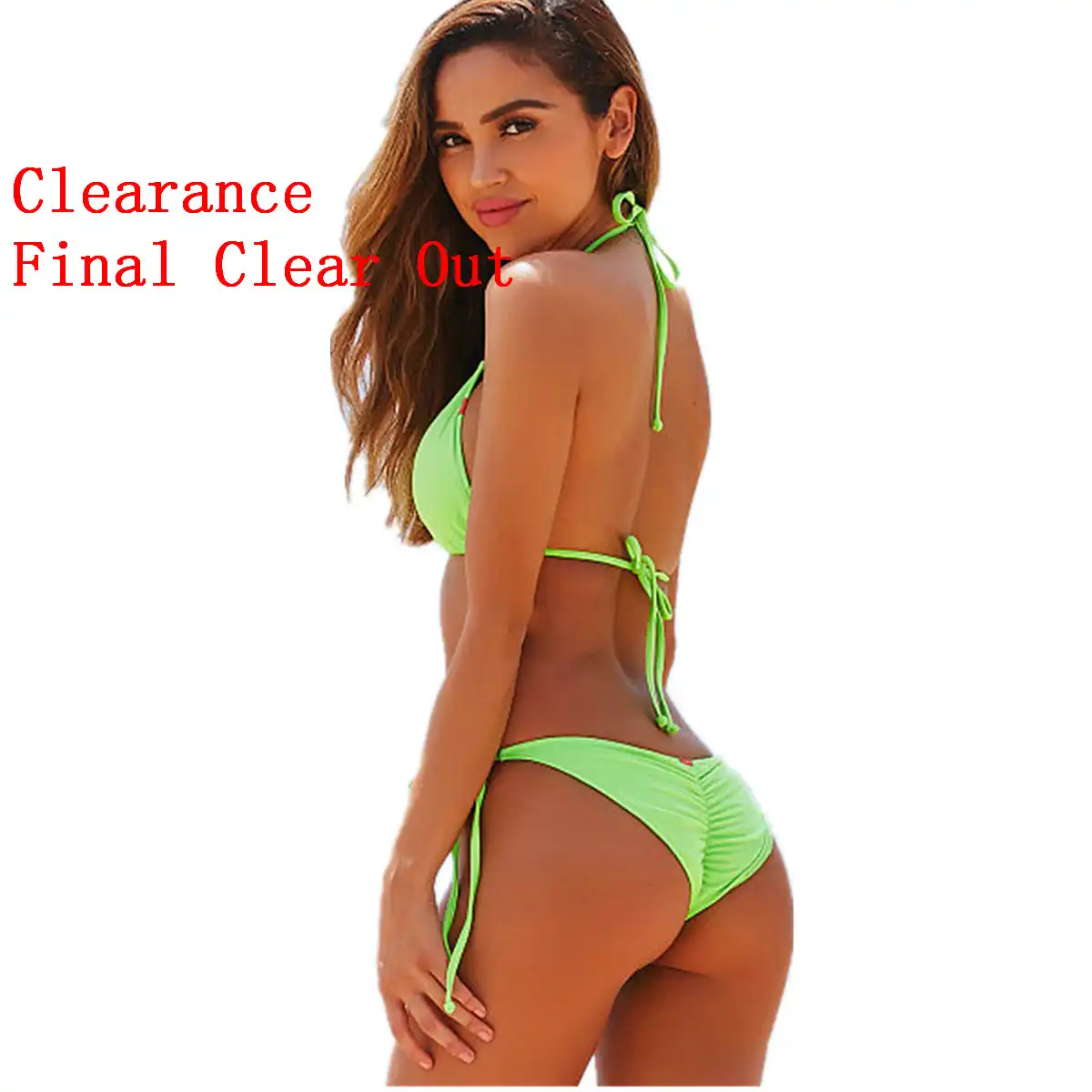 Clearance Sales Triangle Modern Butt Scrunch Bikini Set swimsuit ...