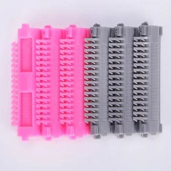 

1 Box of 25pcs Hair Rollers Durable Plastic Fluffy Bang Hair Root Perm Bars Hair Curling Clips for Barber