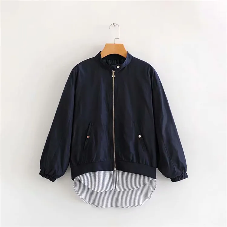 

Z2019 Europe And America Spring New Style WOMEN'S Dress Joint Lightweight Jacket 3046/045 3046045