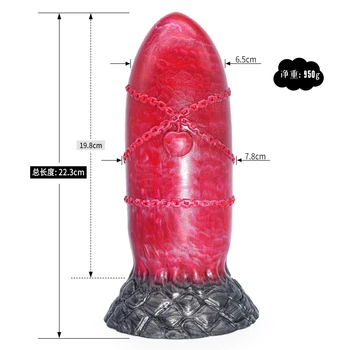 FAAK Large Anal dildo Silicone Anal Plug Animal Dildo For Men Prostate Massage Female Masturbator Anal Sex Toys for Adults 18+ 2