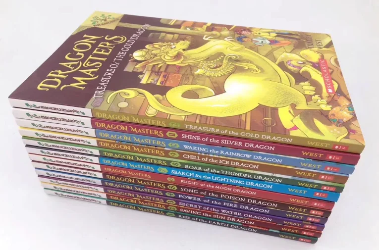 5-12 year Children's English story book TScholastic Branches Dragon Masters help child be reader early education 14pc/set | Канцтовары