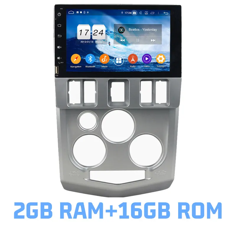 2GB RAM and16GB ROM Ips DSP Android 9,0 4 Гб+ 64 Гб rom 8 ядерный автомобильный dvd-плеер Wifi Bluetooth 4,2 RDS AHD радио gps карта для Renault Logan L90 - Цвет: 2GB RAM and16GB ROM