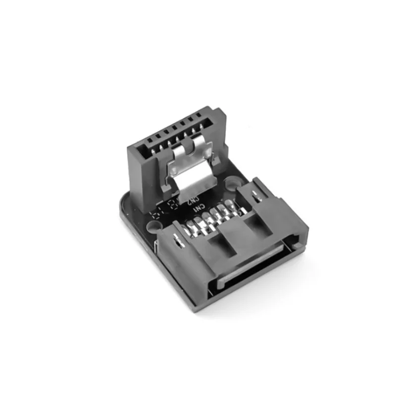 2 шт./лот 90 градусов прямоугольный Тип SATA 7Pin переходник папа мама HDD