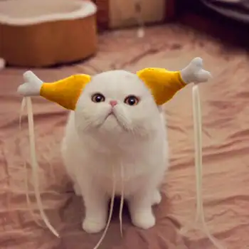 

Turkey Chicken Drumstick Headband Dog Chicken Leg Hoop Party Funny Props Cat Headdress Lovely Accessories Costumes