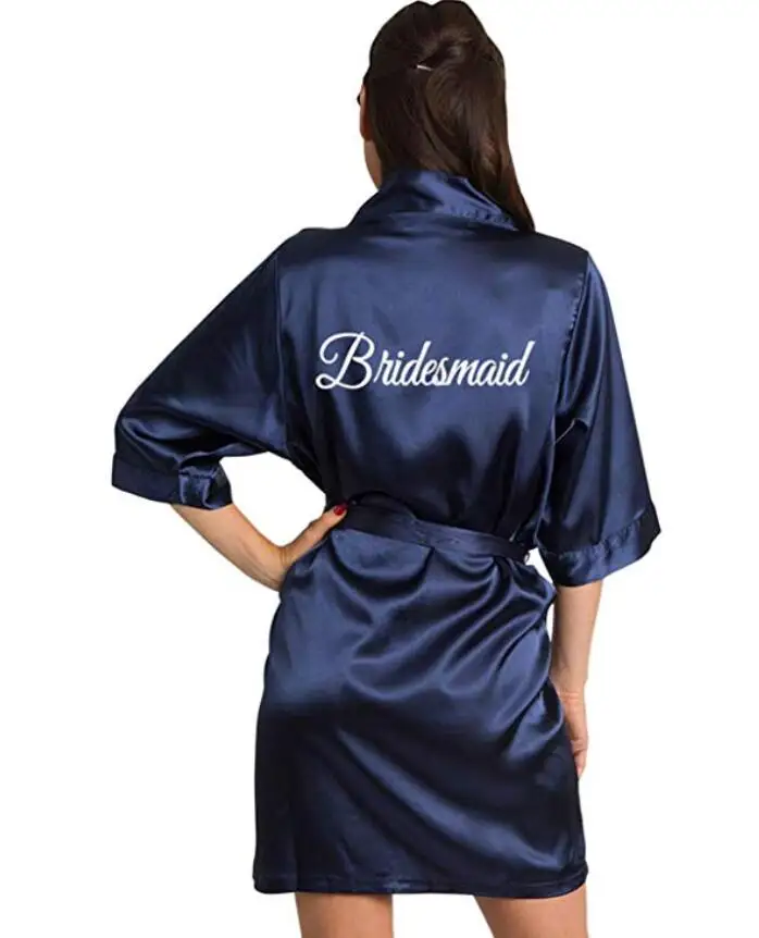 navy bridesmaid