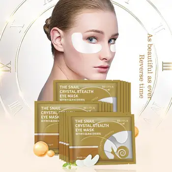 

1 Pair Snail Crystal Collagen Eye Mask Eye Patches Patches Care For Face Eye Mask Remove Gel For Eyes Dark Circles Z2U7