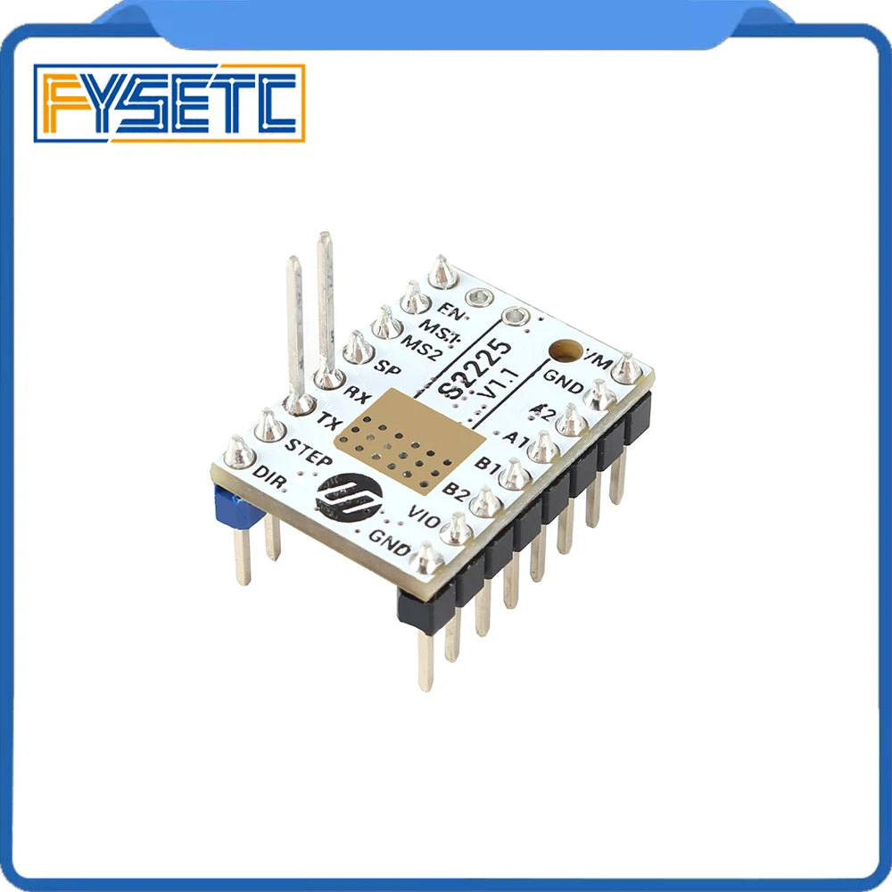 5 шт. TMC S2225 V1.1 Замена TMC2208 TMC2209 шаговый двигатель TMC2225 UART Stepsticks бесшумный драйвер 256 микрошаги ток 2A пик