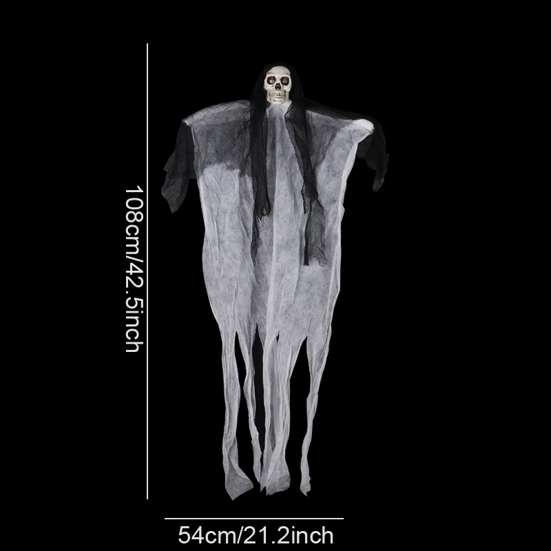 108cm halloween accessory party skull skeleton fake decor frighten kids skull head boys festival gift horror white cloth decor 108cm halloween accessory party skull skeleton fake decor frighten kids skull head boys festival gift horror white cloth decor