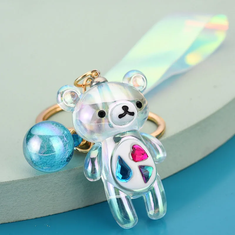 Little Luxuries Designs Teddy Bear Shaped Keychain/Bag Charm