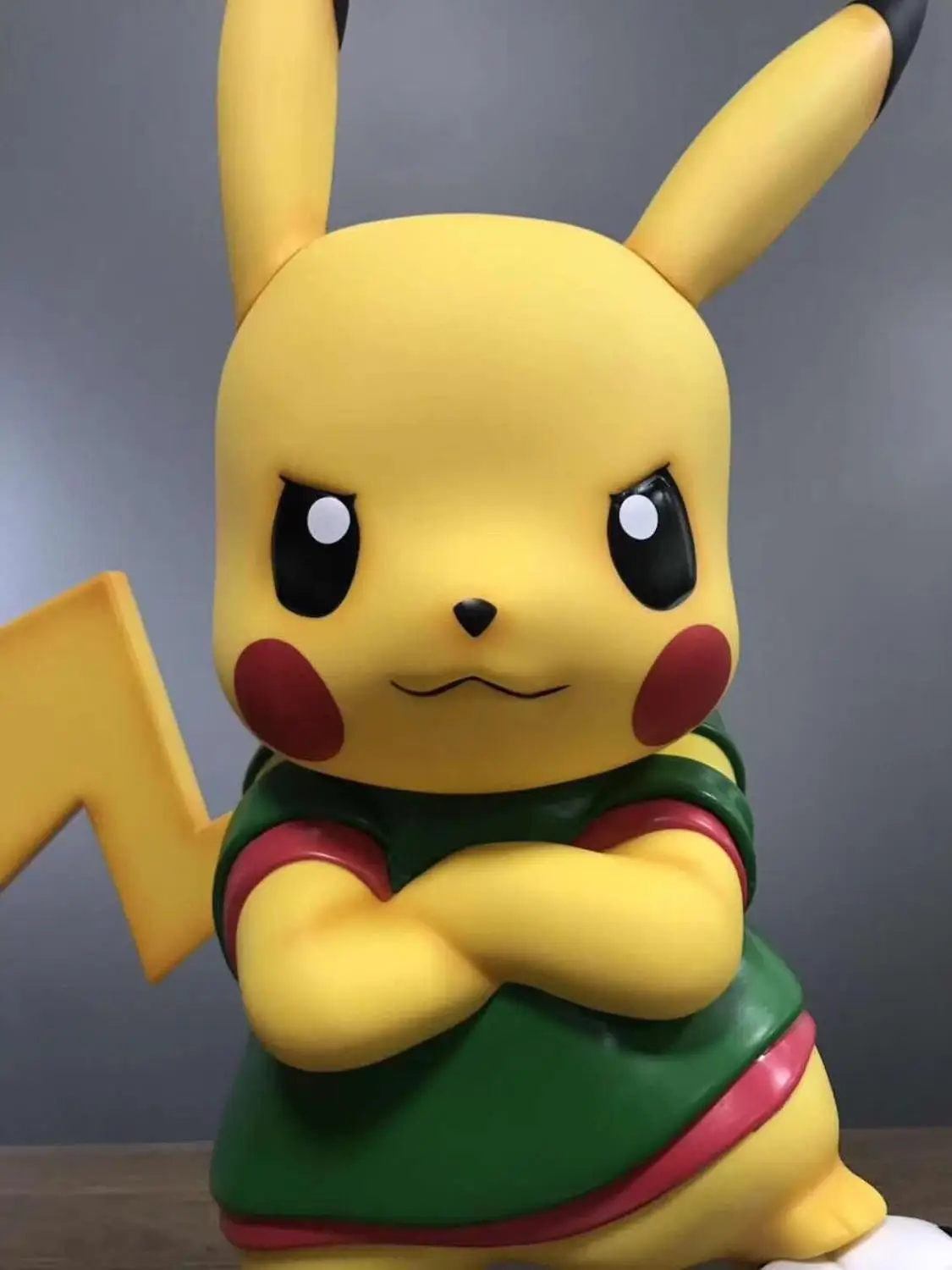 TAKARA TOMY большой размер аниме милый 1:1 Пикачу фигурка Коллекционная мультфильм Покемон модель игрушки подарки для детей