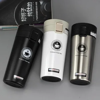 

Hot Premium Travel Coffee Mug Stainless Steel Thermos Tumbler Cups Vacuum Flask Thermo Water Bottle Tea Mug Thermocup