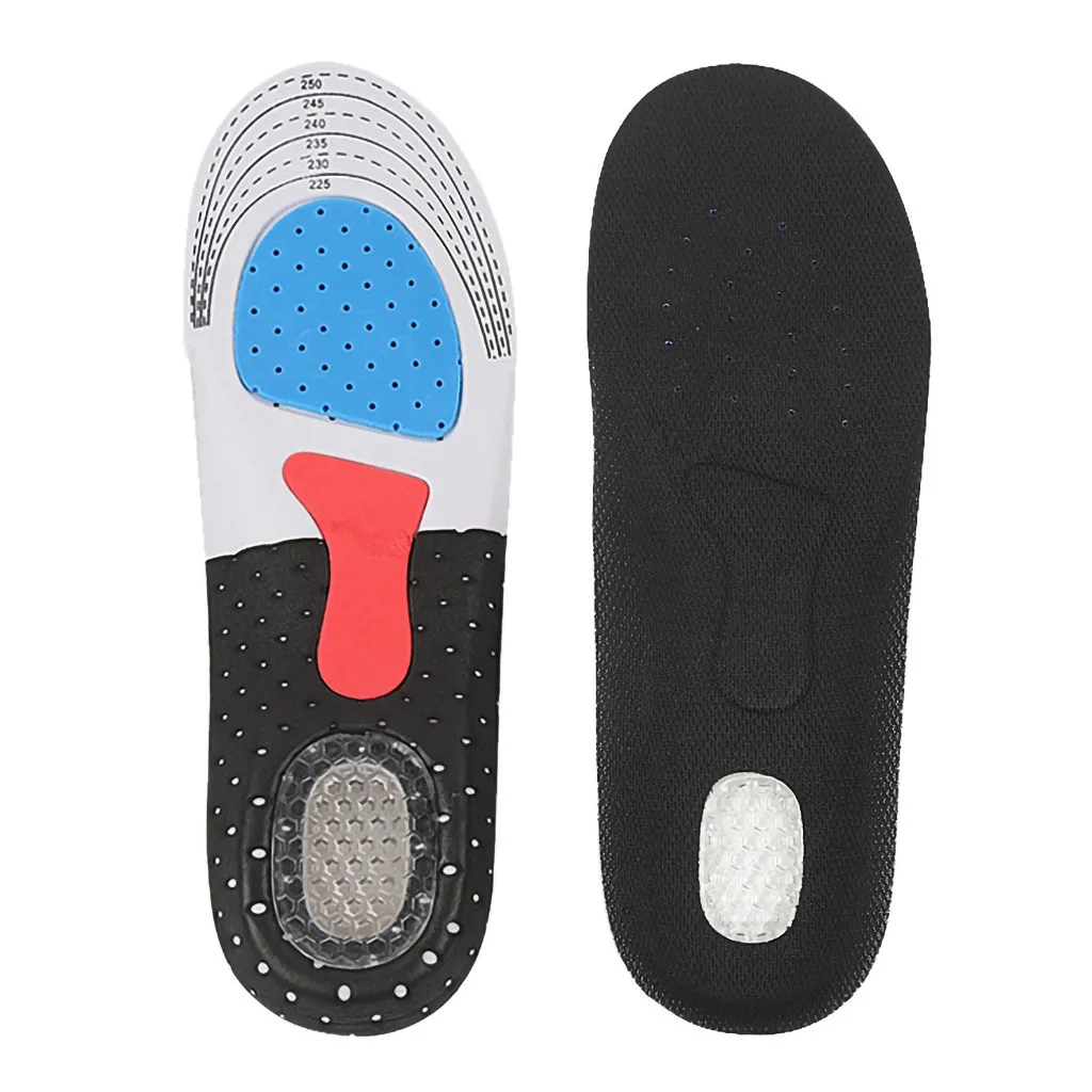 Силиконовые стельки для ног для мужчин и женщин для обуви подошва ортопедическая прокладка Массажная амортизация Арка Поддержка T4