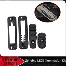 Элемент тактический страйкбол полимер MOE Handguard llumination комплект рельс Крышка Крепление Пистолет Аксессуары EX253