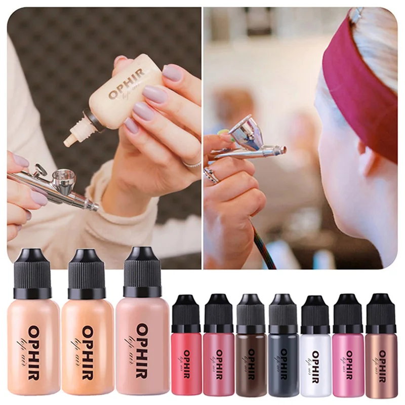 OPHIR Airbrush Makeup Foundation Inks 3 Colors Air Foundation for