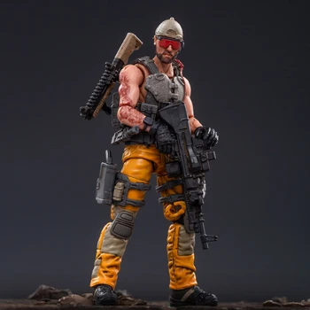 

1:24 10.5cm 3 Head Sculpts Hunter Action Figure Removable Soldier Model Collection with High Degree of Reduction