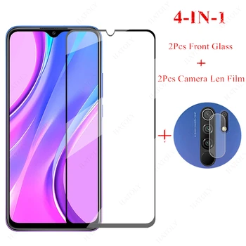 Перейти на Алиэкспресс и купить 2 шт. стекло для Xiaomi Redmi 9 закаленное стекло для Xiaomi Redmi 9A 9C Note 9S 9 Pro 8 7 8T 8A 7A Защитная пленка для экрана Camara