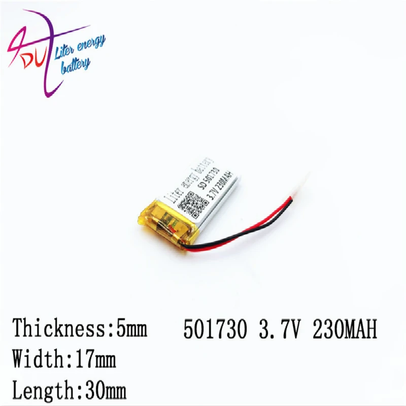 10 шт. литий полимерные аккумуляторы 3 7 в 051730 501730 мАч|3.7v lithium polymer battery|lithium batterypolymer