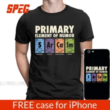 Смешная футболка для мужчин с принтом "Таблица юморов", S Ar Ca Sm Science Sarcasm Primary Elements Chemistry, хлопковые футболки размера плюс