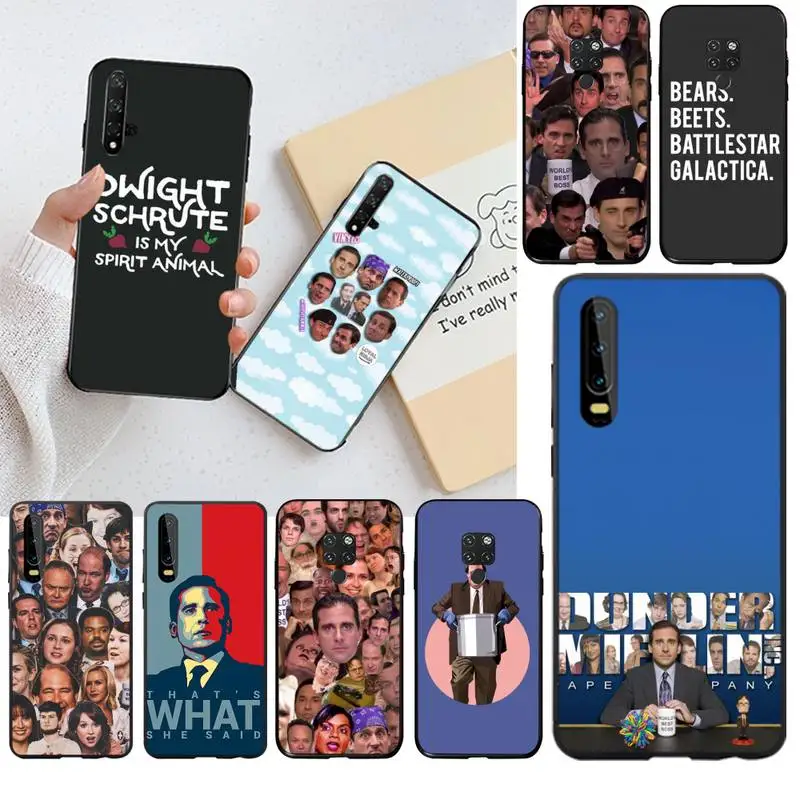 Чехол для телефона CUTEWANAN The office tv show What She Said Huawei P30 P20 lite Mate 20 Pro P Smart 2019 | Мобильные