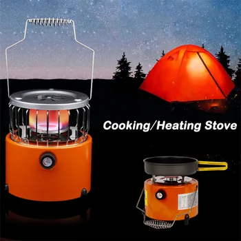 

2000W Multifunctional Heating Stove Protable Hanlde Cooking Heating Flat Tank Liquid Gas Universal Ice Fish Camping Heater