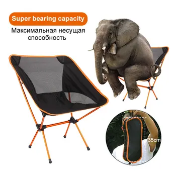 

Portable Ultralight Folding Chair Superhard High Load Aluminium Fishing Camping Beach Chair Hiking Picnic BBQ Seat Outdoor Tools