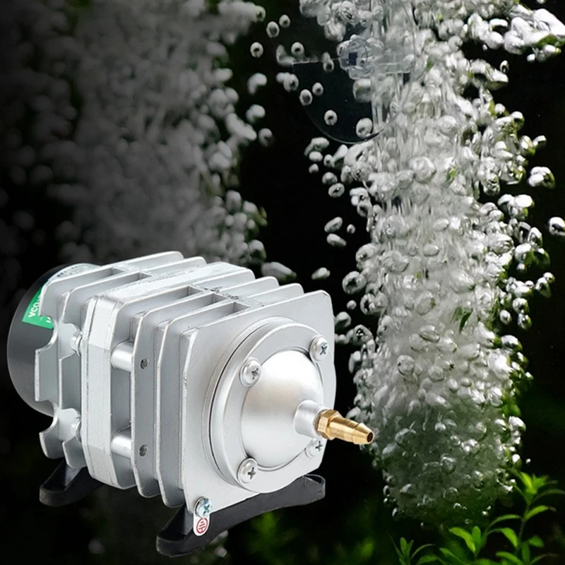 New 45L/min 25W Electromagnetic Air Compressor Aquarium Oxygen Pond Air Pump Aerator