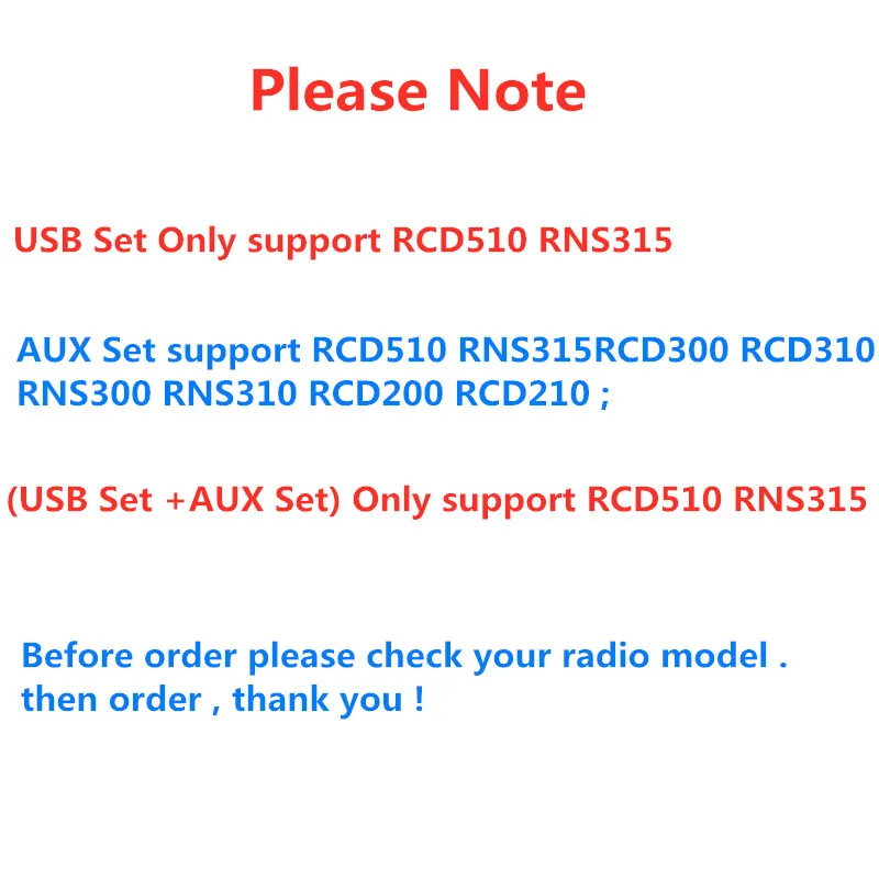 RCD510 RNS315 RCD310 Автомобильный USB AUX адаптер для передачи данных кнопка переключения