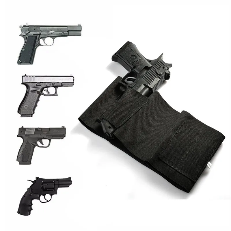 42 inch Tactical Holster for Gun Concealed Carry Pistol Pouch Waist Bag Invisible Elastic Girdle Belt Hunting VI12016 | Спорт и