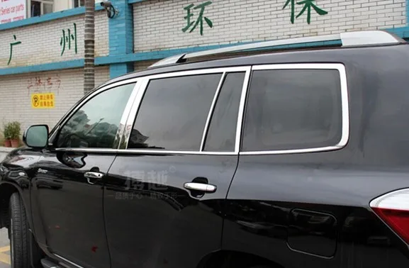 Высококачественная нержавеющая сталь для 2012- Kia K3(8 шт.) полоски для отделки окон автомобиля аксессуары для украшения автомобиля Стайлинг Быстрая
