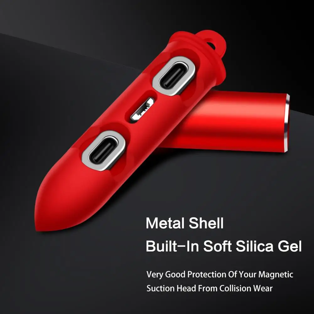 ANMONE, магнитный кабель, штепсельная коробка для Micro usb type C, соединительные наконечники, Магнитный адаптер, сборная коробка, type-C, Пыленепроницаемая крышка для хранения